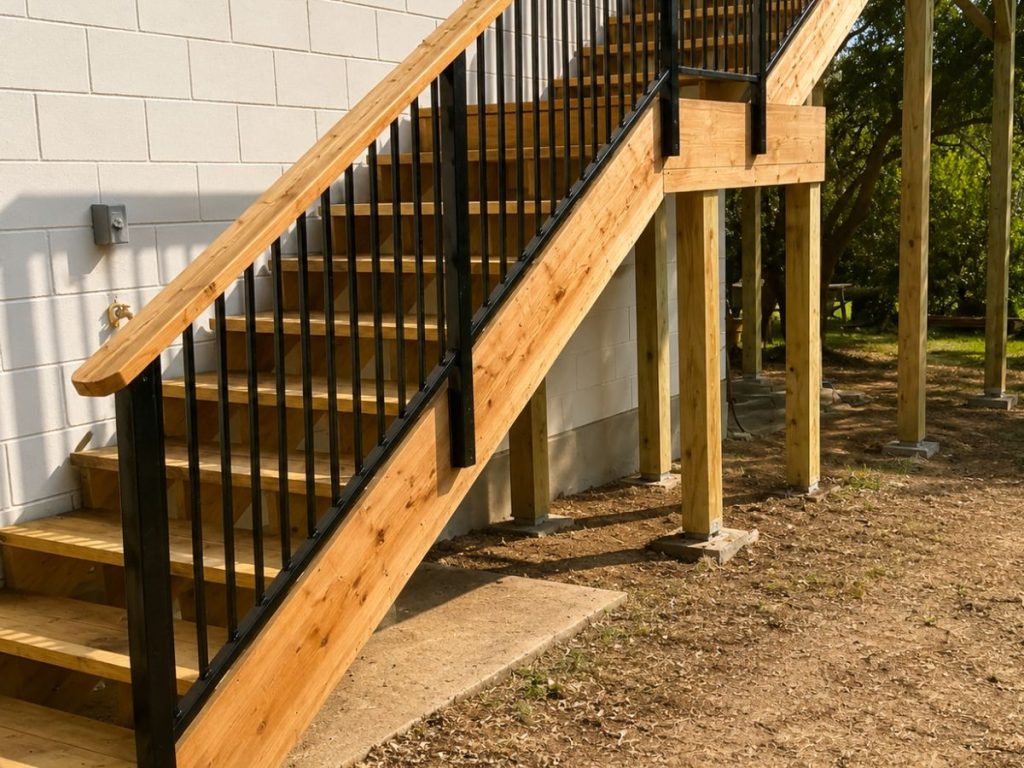 Deck installation services offered by Majestic in Austin Texas metro