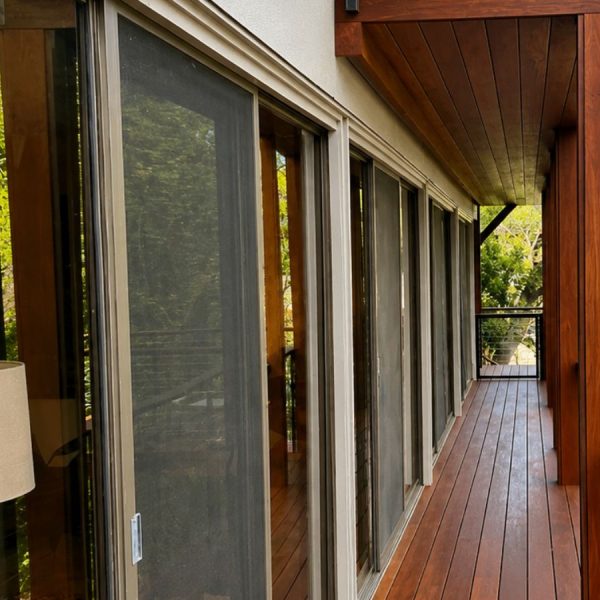 cedar deck grain detail austin