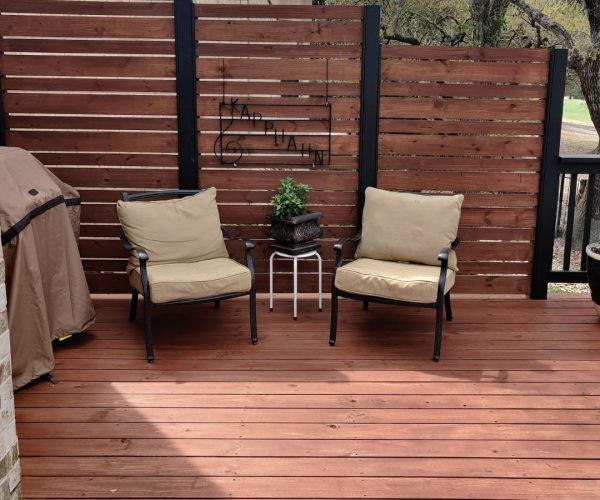 Clarksville Austin historic district cedar deck refurbishment project
