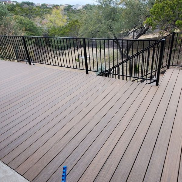 Composite deck color samples Trex and TimberTech options for Austin homes
