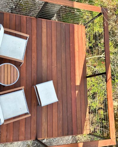 Crystal Falls Hill Country view deck installation Leander Texas