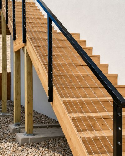 Wells Branch North Austin Texas neighborhood deck construction project